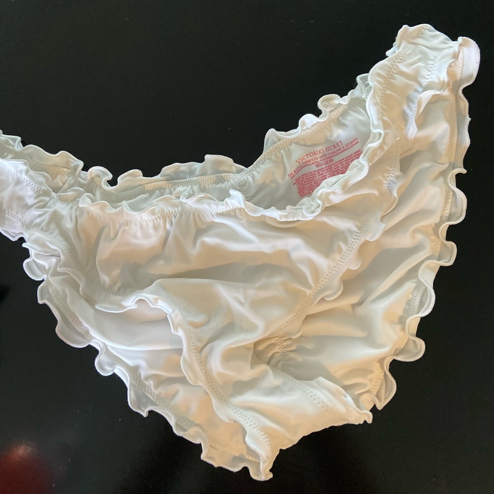 White Victoria’s Secret swim bottoms